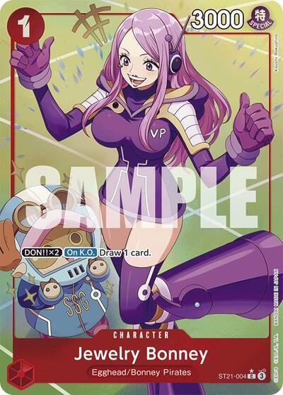 Jewelry Bonney (Parallel) (Starter Deck EX: Gear 5) Near Mint Foil