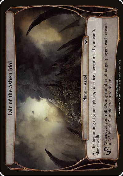 Lair of the Ashen Idol (Planechase Anthology) (Oversize Cards) Near Mint