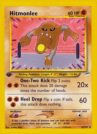 Hitmonlee (Neo Destiny) Light Play Unlimited