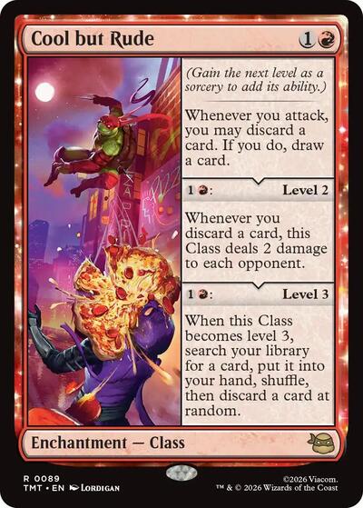 Cool but Rude (Teenage Mutant Ninja Turtles) Near Mint Foil