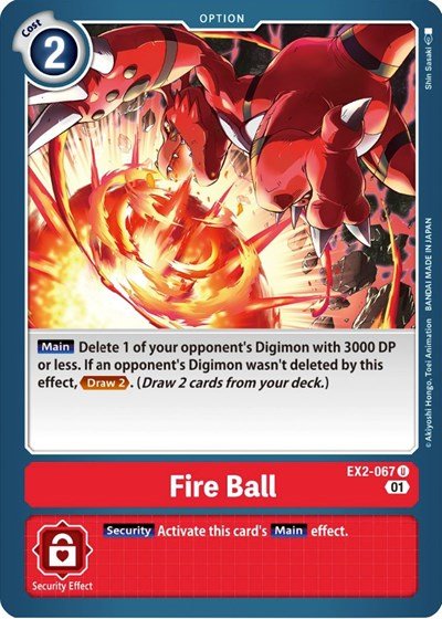 Fire Ball (Digital Hazard) Near Mint - Nick Nack's Full Frontal Attack
