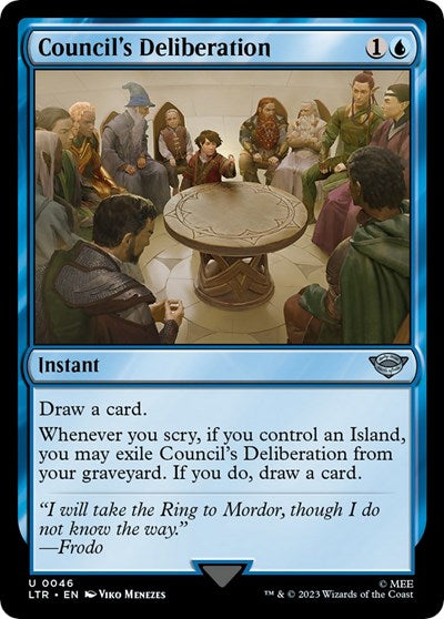 Council's Deliberation (Universes Beyond: The Lord of the Rings: Tales of Middle-earth) Near Mint - Nick Nack's Full Frontal Attack