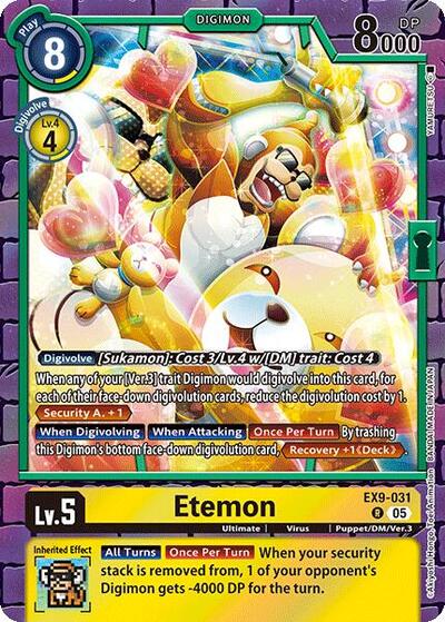Etemon (Versus Monsters) Near Mint Foil - Nick Nack's Full Frontal Attack