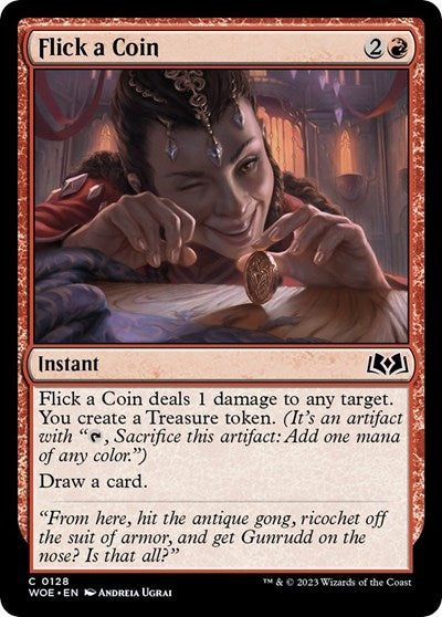 Flick a Coin (Wilds of Eldraine) Near Mint