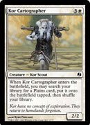 Kor Cartographer (Duel Decks: Venser vs Koth) Near Mint - Nick Nack's Full Frontal Attack