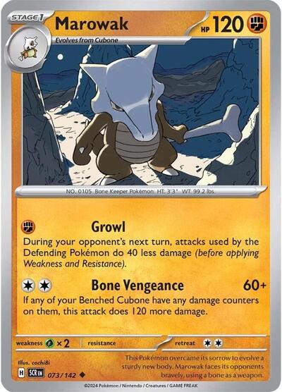 Marowak (SV07: Stellar Crown) Near Mint