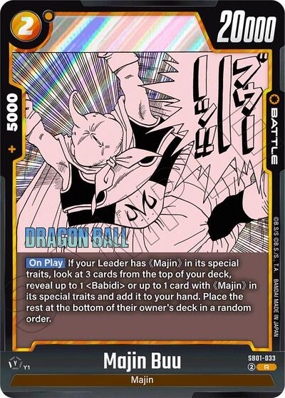 Majin Buu (Manga Booster 01) Near Mint Holofoil - Nick Nack's Full Frontal Attack