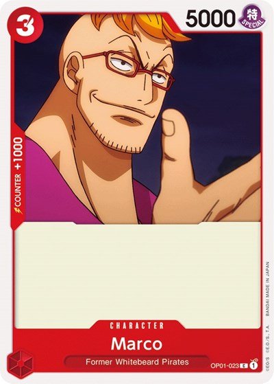 Marco (Romance Dawn) Near Mint - Nick Nack's Full Frontal Attack