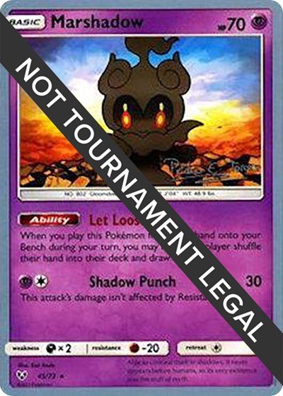 Marshadow - 2018 (Pedro Eugenio Torres) (World Championship Decks) Near Mint - Nick Nack's Full Frontal Attack