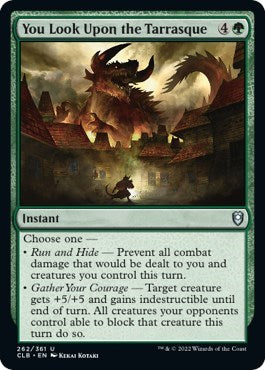 You Look Upon the Tarrasque (Commander Legends: Battle for Baldur's Gate) Near Mint - Nick Nack's Full Frontal Attack