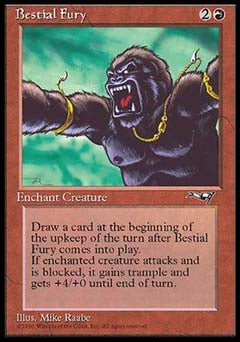 Bestial Fury (Facing left) (Alliances) Light Play - Nick Nack's Full Frontal Attack