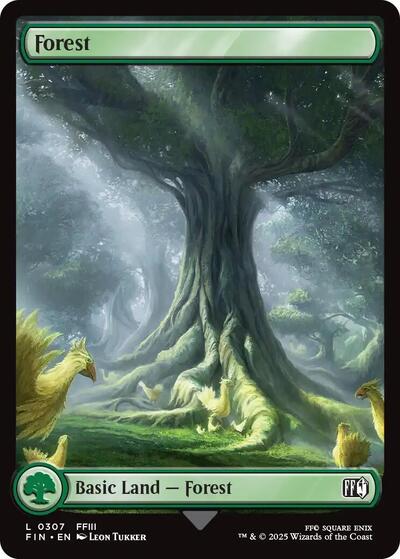 Forest (0307) (Universes Beyond: FINAL FANTASY) Near Mint Foil - Nick Nack's Full Frontal Attack