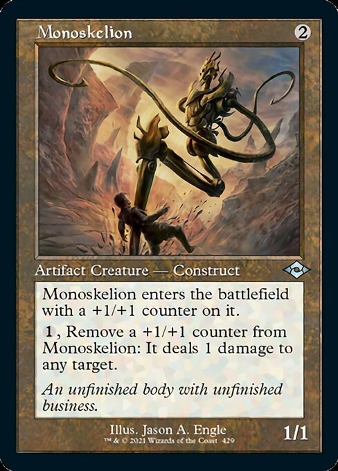 Monoskelion (Retro Frame) (Modern Horizons 2) Near Mint - Nick Nack's Full Frontal Attack
