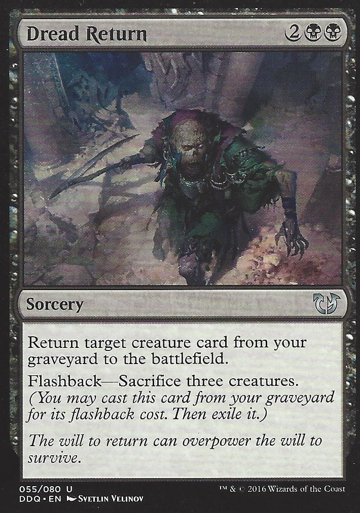 Dread Return (Duel Decks: Blessed vs Cursed) Near Mint - Nick Nack's Full Frontal Attack