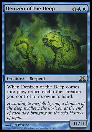 Denizen of the Deep (10th Edition) Light Play - Nick Nack's Full Frontal Attack