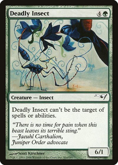 Deadly Insect (Coldsnap Theme Deck Reprints) Light Play - Nick Nack's Full Frontal Attack