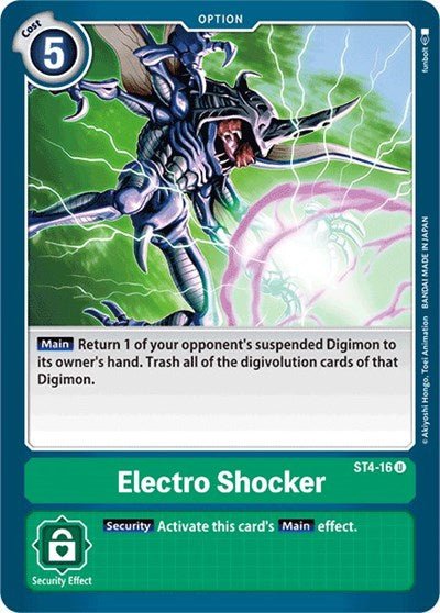 Electro Shocker (Starter Deck 04: Giga Green) Near Mint - Nick Nack's Full Frontal Attack