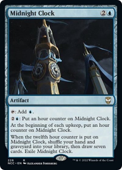 Midnight Clock (Commander: Streets of New Capenna) Near Mint - Nick Nack's Full Frontal Attack