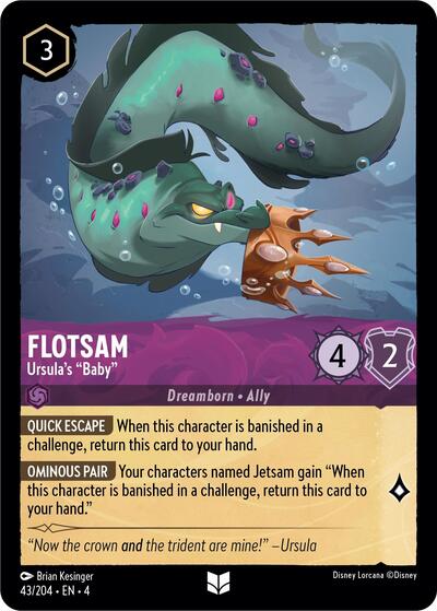 Flotsam - Ursula's Baby (Ursula's Return) Near Mint - Nick Nack's Full Frontal Attack