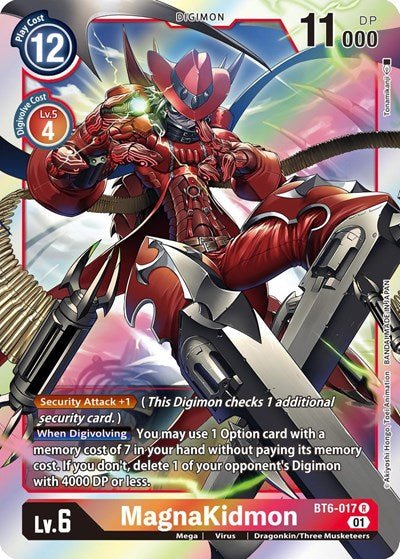 MagnaKidmon (Double Diamond) Near Mint Foil - Nick Nack's Full Frontal Attack