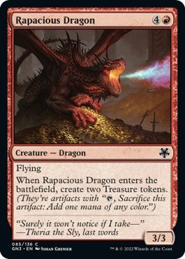 Rapacious Dragon (Magic Game Night: Free-For-All) Near Mint