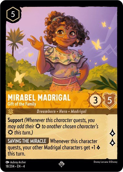 Mirabel Madrigal - Gift of the Family (Ursula's Return) Near Mint - Nick Nack's Full Frontal Attack