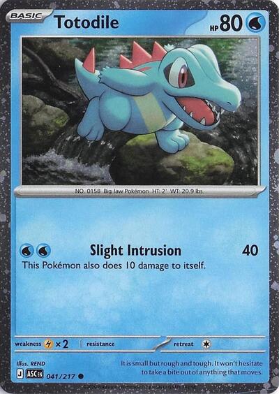 Totodile (Cosmos Holo) (Miscellaneous Cards & Products) Near Mint Holofoil - Nick Nack's Full Frontal Attack