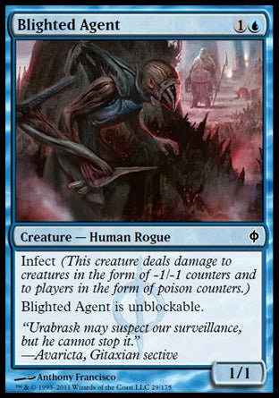 Blighted Agent (New Phyrexia) Near Mint - Nick Nack's Full Frontal Attack