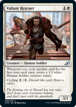 Valiant Rescuer (Ikoria: Lair of Behemoths) Near Mint - Nick Nack's Full Frontal Attack