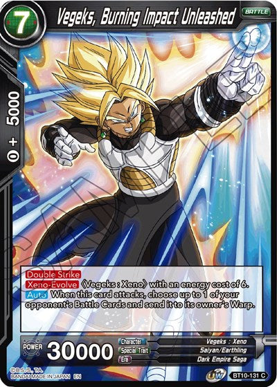 Vegeks, Burning Impact Unleashed (Rise of the Unison Warrior) Near Mint