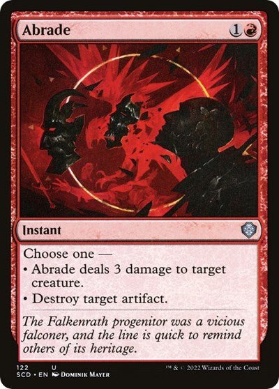Abrade (Commander 2022 Starter Decks) Near Mint - Nick Nack's Full Frontal Attack