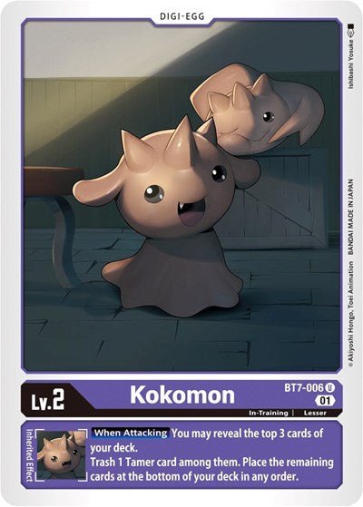Kokomon (The Next Adventure) Near Mint - Nick Nack's Full Frontal Attack