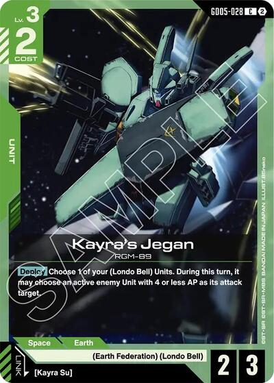Kayra's Jegan (Freedom Ascension) Near Mint