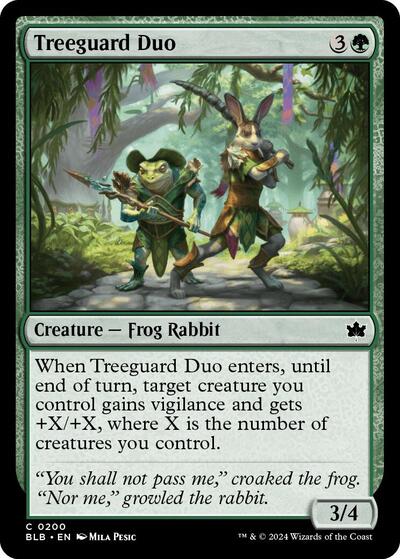 Treeguard Duo (Bloomburrow) Near Mint