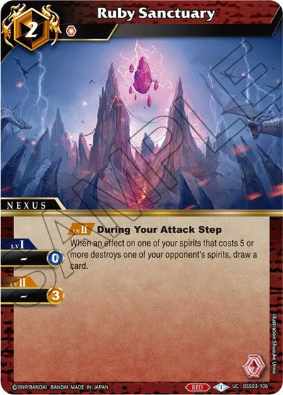 Ruby Sanctuary (Aquatic Invaders) Near Mint Holofoil