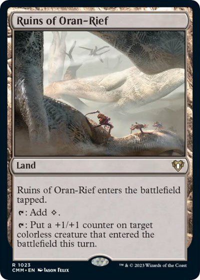 Ruins of Oran-Rief (Commander Masters) Near Mint - Nick Nack's Full Frontal Attack
