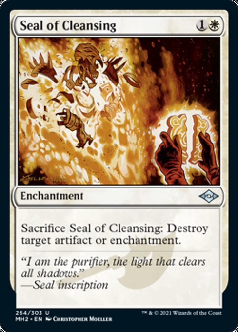 Seal of Cleansing (Modern Horizons 2) Light Play Foil - Nick Nack's Full Frontal Attack