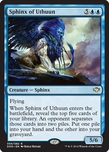 Sphinx of Uthuun (Duel Decks: Speed vs Cunning) Near Mint - Nick Nack's Full Frontal Attack