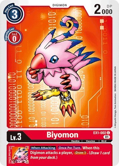 Biyomon (Classic Collection) Near Mint - Nick Nack's Full Frontal Attack