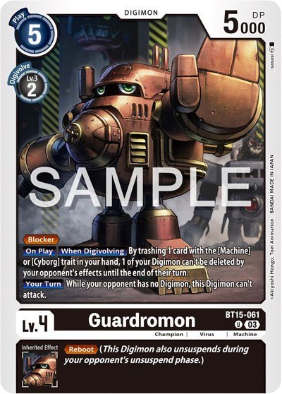 Guardromon (Exceed Apocalypse) Near Mint - Nick Nack's Full Frontal Attack