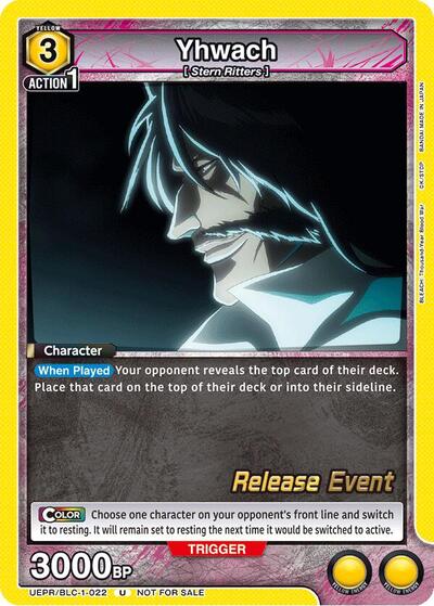 Yhwach (022) (BLEACH: Thousand-Year Blood War Release Event Cards) Near Mint