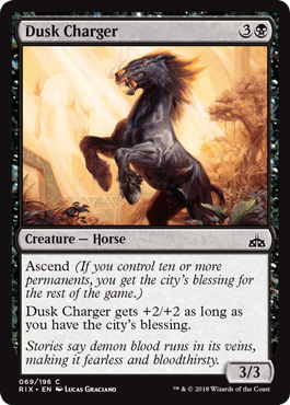 Dusk Charger (Rivals of Ixalan) Near Mint - Nick Nack's Full Frontal Attack