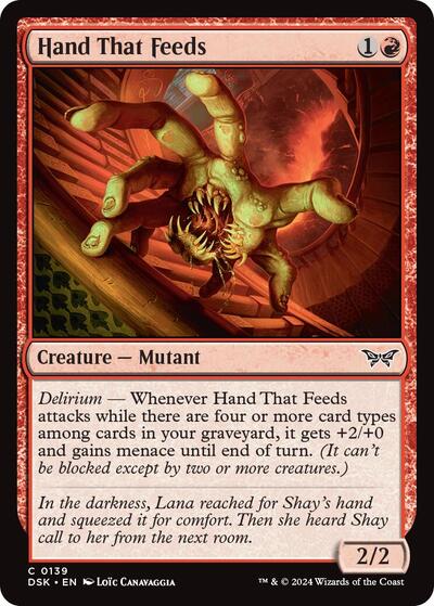 Hand That Feeds (Duskmourn: House of Horror) Near Mint - Nick Nack's Full Frontal Attack