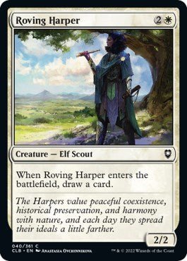 Roving Harper (Commander Legends: Battle for Baldur's Gate) Near Mint - Nick Nack's Full Frontal Attack