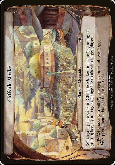 Cliffside Market (Planechase Anthology) (Oversize Cards) Near Mint