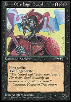 Lim-Dul's High Guard (Red Armor) (Alliances) Light Play - Nick Nack's Full Frontal Attack