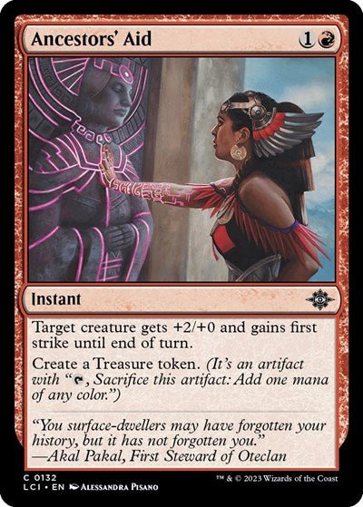 Ancestors' Aid (The Lost Caverns of Ixalan) Near Mint - Nick Nack's Full Frontal Attack