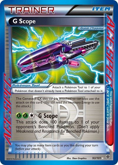 G Scope (Team Plasma) (Plasma Blast) Light Play Holofoil - Nick Nack's Full Frontal Attack