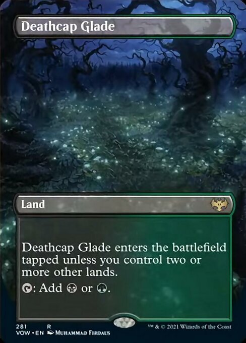Deathcap Glade (Borderless) (Innistrad: Crimson Vow) Near Mint - Nick Nack's Full Frontal Attack