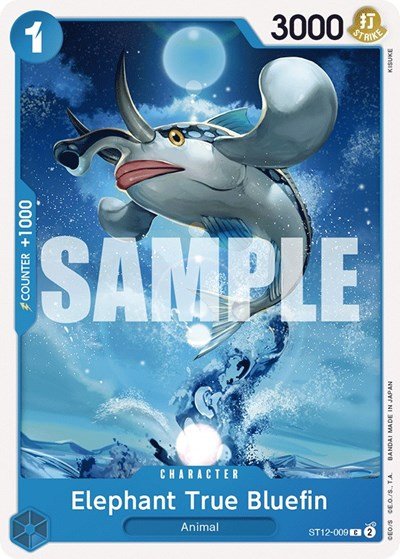 Elephant True Bluefin (Starter Deck 12: Zoro and Sanji) Near Mint - Nick Nack's Full Frontal Attack